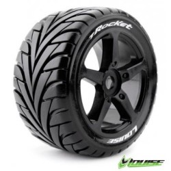 Däck & Fälg T-ROCKET 1/8 Truggy Soft Black (2)