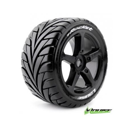 Däck & Fälg T-ROCKET 1/8 Truggy Soft Black (2)