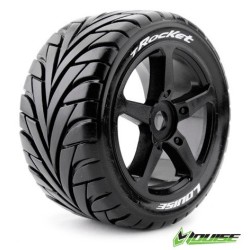 Däck & Fälg T-ROCKET 1/8 Truggy Soft Black (2)