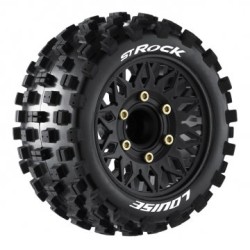 Tires & Wheels ST-ROCK 1/10 Soft (Removable 12, 14 & 17mm Hex) (2)