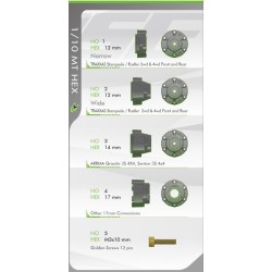 Tires & Wheels ST-ROCK 1/10 Soft (Removable 12, 14 & 17mm Hex) (2)