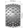Tires & Wheels MT-ROCK 3,8" Sport (Removable 17mm Hex 0" & 1/2" Offset) (2)