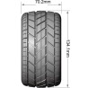 Tires & Wheels MT-ROCKET 1/10 MAXX Soft MFT (Removable 12, 14 & 17mm Hex) (2)