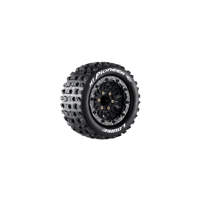 Tires & Wheels MT-PIONEER 1/10 MAXX Soft MFT (Removable 12, 14 & 17mm Hex) (2)