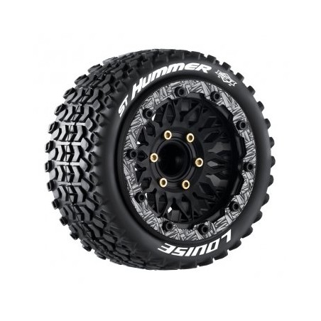 Tires & Wheels ST-HUMMER 1/10 Soft MFT (Removable 12, 14 & 17mm Hex) (2)