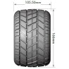 Tires & Wheels MT-ROCKET 3,8" Sport MFT (Removable 17mm Hex 0" & 1/2" Offset) (2)
