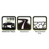 Tires & Wheels MT-ROCKET 3,8" Sport MFT (Removable 17mm Hex 0" & 1/2" Offset) (2)