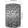 Tires & Wheels MT-PIONEER 3,8" Sport MFT (Removable 17mm Hex 0" & 1/2" Offset) (2)
