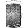 Tires & Wheels MT-CYCLONE 3,8" Sport MFT (Removable 17mm Hex 0" & 1/2" Offset) (2)