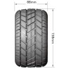 Tires & Wheels ST-ROCKET 3,8" Sport MFT (Removable 17mm Hex 0" & 1/2" Offset) (2)