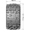 Tires & Wheels ST-PIONEER 3,8" Sport MFT (Removable 17mm Hex 0" & 1/2" Offset) (2)