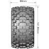 Tires & Wheels ST-UPHILL 3,8" Sport MFT (Removable 17mm Hex 0" & 1/2" Offset) (2)