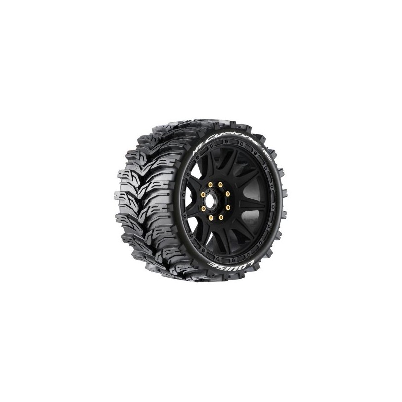 Däck & Fälg MT-CYCLONE Speed 3,8" (Lös Hex 0" & 1/2" Offset) Soft MFT (2)