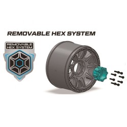 Däck & Fälg MT-CYCLONE Speed 3,8" (Lös Hex 0" & 1/2" Offset) Soft MFT (2)