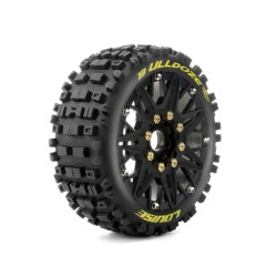 Tires & Wheels B-ULLDOZE 1/8 Buggy Soft MFT (Removable 17mm Hex 0" & 1/2" Offset) (2)