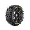 Däck & Fälg B-ULLDOZE 1/8 Buggy Soft MFT (Lös 17mm Hex 0" & 1/2" Offset) (2)