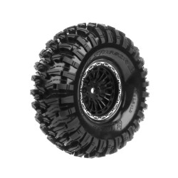 Tire & Wheel CR-SIXGEAR 1.9" Black (2)