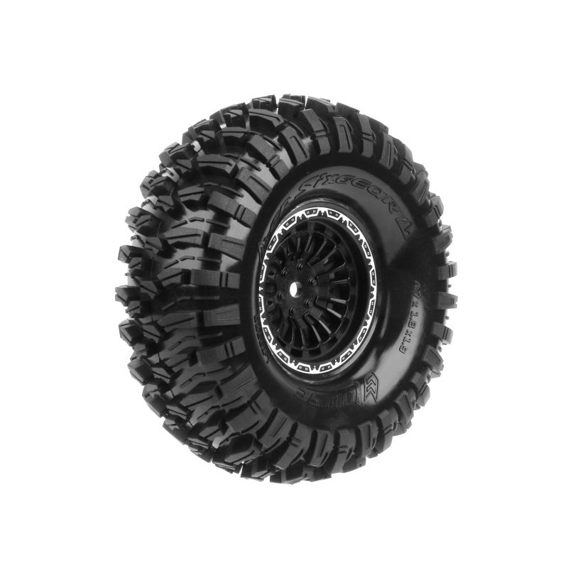Tire & Wheel CR-SIXGEAR 1.9" Black (2)