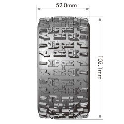 Däck & Fälg ST-PIONEER Mini Maxx/ XRT (0 & 1/2 Offset Hex) (2)