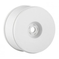 Wheel 1/8 Truggy 0-Offset White (2)