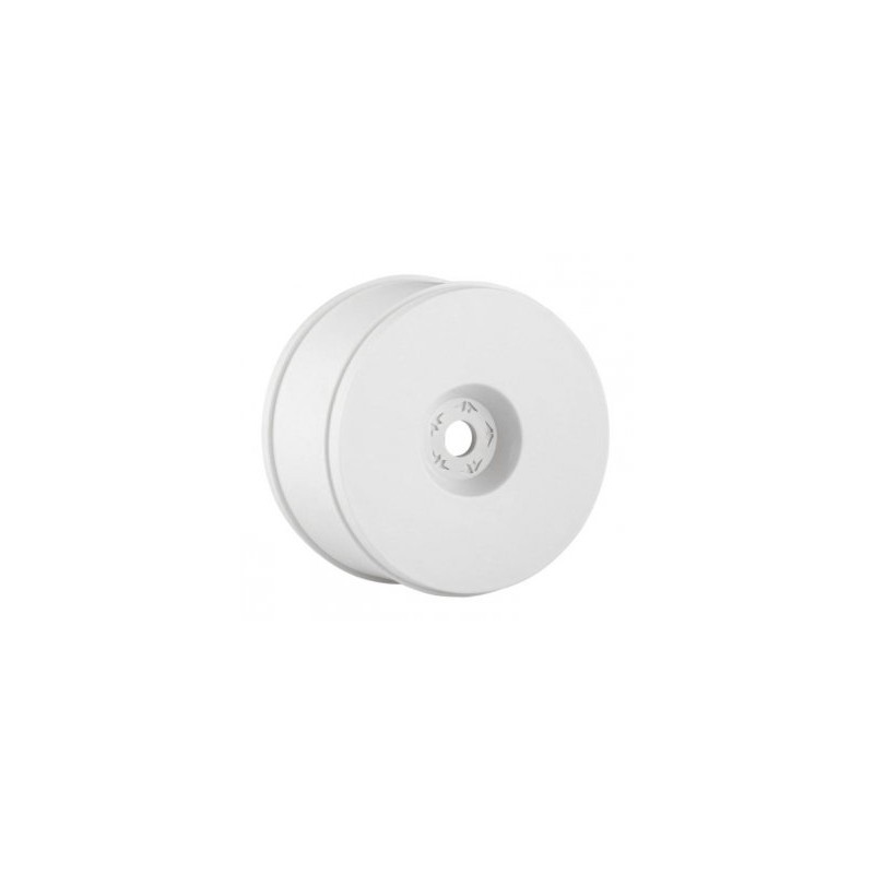 Wheel 1/8 Truggy 0-Offset White (2)