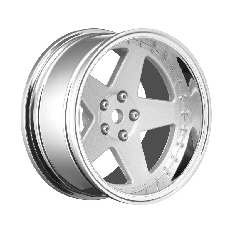 Fälg Drift 5-Eker Matt Silver (2,4,6,8mm Offset) 12mm Hex (4)