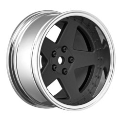 Wheels Drift 5-Spoke Matte Black (2,4,6,8mm Offset) 12mm Hex (4)