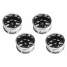 Wheels Drift 14-Spoke Matte Black (2,4,6,8mm Offset) 12mm Hex (4)