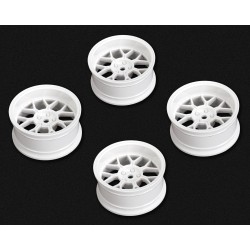 Fälg Drift 14-Eker Vit (2,4,6,8mm Offset) 12mm Hex (4)
