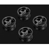 Fälg Drift 5-Eker Svart (2,4,6,8mm Offset) 12mm Hex (4)