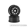 9-shot 17mm hex SCT tire wheel - black, 2pc.