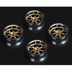 Tires & Wheels Drift / 14-Spoke Bronze (2,4,6,8mm Offset) 12mm Hex (4)
