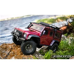 Torch - 1.9" Traxxas TRX-4 aluminum beadlock wheel set - (black ) - 4pc.