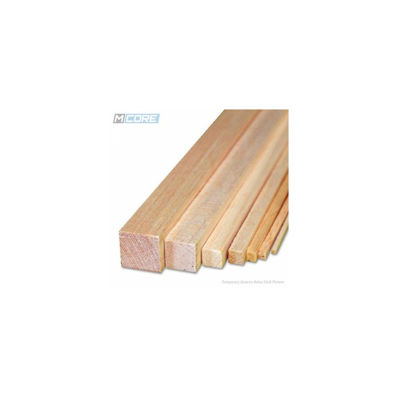 Balsa strip 2x5x1000mm M-Core