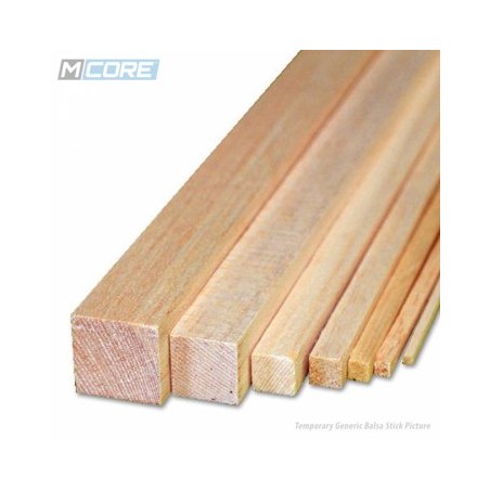 Balsa strip 3x3x1000mm M-Core