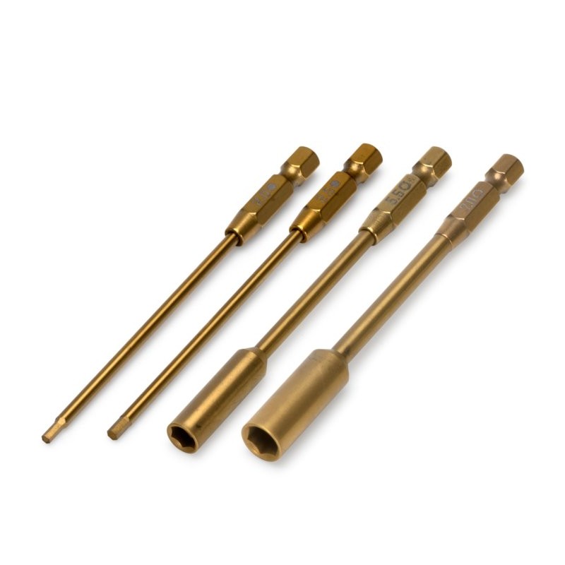 Power Tool Bits Set Insex 2+2.5 & Mutter 5.5+7mm
