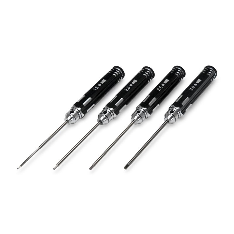 Insexnyckel Rak Set - 1.5, 2, 2.5 & 3mm