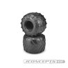 JConcepts Tire - Monster Truck tire - gold compound (Fits - #3377 2.6 x 3.6" MT wheel)
