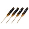 Pro TiN Allen Wrench Straight Hex Tool Set - 1.5, 2, 2.5 & 3mm