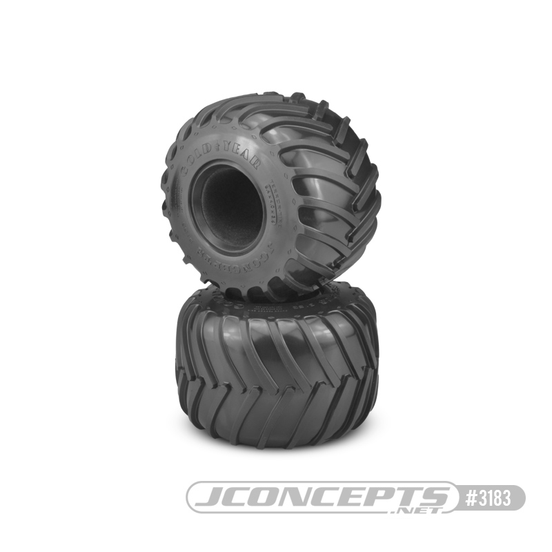 Golden Years - Monster Truck tire - blue compound (Fits - 3377 2.6 x 3.6" MT wheel)
