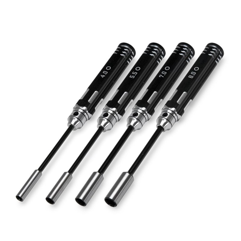 Hyls/Mutternyckel Set - 4, 5.5, 7 & 8mm