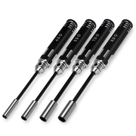 Hyls/Mutternyckel Set - 4, 5.5, 7 & 8mm
