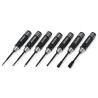 Mini Tool Set Hex & Nut Drivers + Flat & Cross 7-pieces