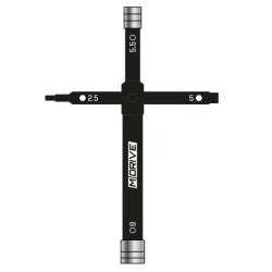 Multi Glödstift Verktyg - Muttrar: 8/5.5mm & Insex: 2.5/5mm