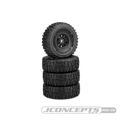 Landmines - green compound - pre-mounted, black 3430B Hazard wheel (Fits - SCX24)