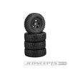 Landmines - green compound - pre-mounted, black 3431B Glide 5 wheel (Fits - SCX24)