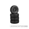 Landmines - gold compound - pre-mounted, black 3430B Hazard wheel (Fits - SCX24)