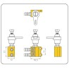 Needle Base R for Remote R/C Needle