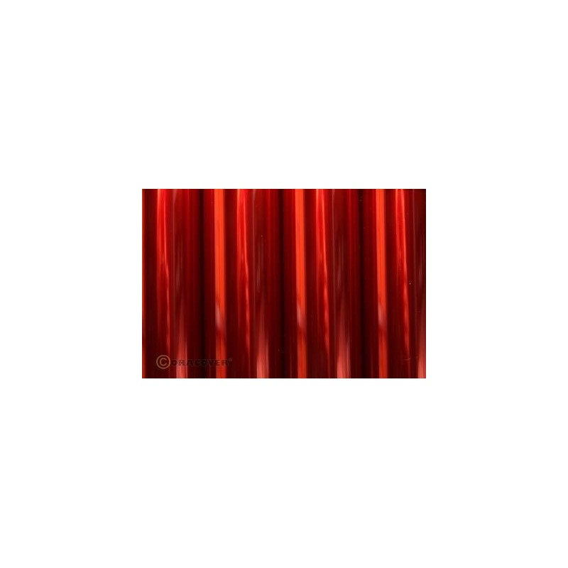 Oracover Air Indoor 2m Light Transparent Red