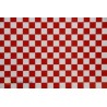 Oracover Fun 4 White-Red Checkered 2m